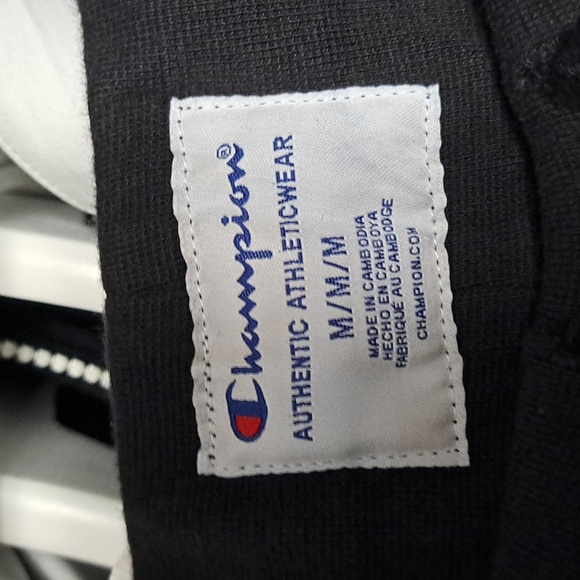 Champion Sweatpants Size Medium Black - Picture 3 of 3